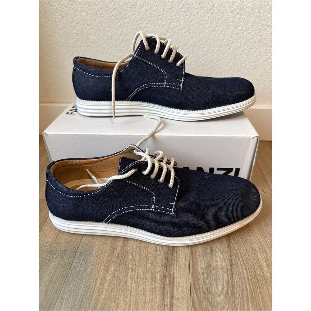 Faranzi Men's Blue Loafers Size 12